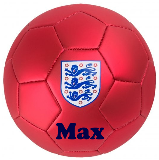 Logo on red ball