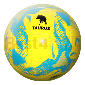 Logo on yellow ball