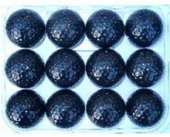 Printed Non-Branded Black golf balls | Best4SportsBalls