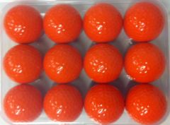 Printed Non-Branded Red golf balls | Best4SportsBalls