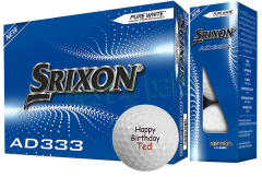 Printed Srixon AD333 golf balls | Best4SPortsBalls