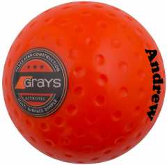 Grays Astrotec orange Printed Hockey Balls | Best4SportBalls