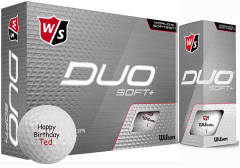 Wilson Printed Duo Soft+ custom golf balls | Best4SportsBalls