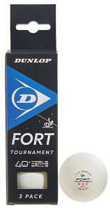 Dunlop Fort Tournament printed table tennis balls | Best4SportsBalls