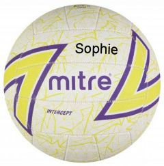 Personalised Mitre Intercept Netball |Best4Sports Balls