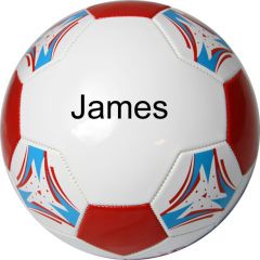 Personalised Non Branded Red/White/Blue footballs from Best4SportsBalls