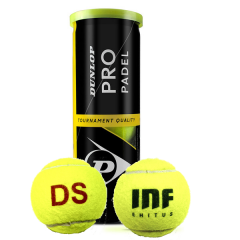 Dunlop Pro Printed Padel Balls | Best4SportsBalls