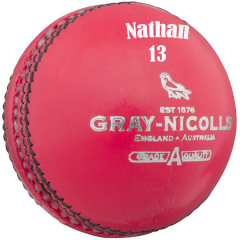 Gray Nicholls Crest Special 142g Pink printed cricket balls | Best4SportsBalls
