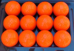 Printed Non-Branded Orange golf balls | Best4SportsBalls