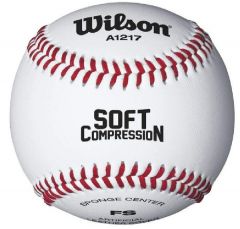 Printed Logo Wilson Baseball - Soft Compression | Best4SportsBalls