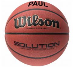 Personalised Wilson Solution Basketball| Best4SportsBalls