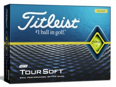 Printed Titleist Tour Soft Yellow Golf Balls | Best4SportsBalls