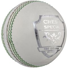 Personalised white Crest Specil cricket balls 156g | Best4Balls