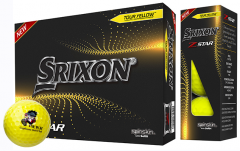 Z Star Tour Yellow Printed Golf Balls | Best4SportsBalls