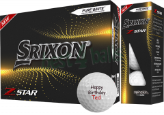 Printed Srixon Z Star Pure White golf balls | Best4SPortsBalls