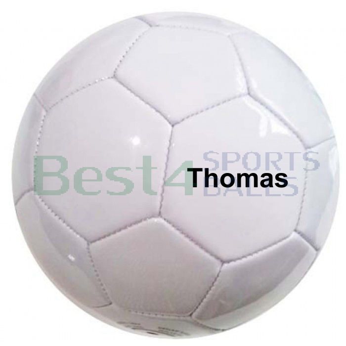 Plain Non branded white printed footballs 32 panel