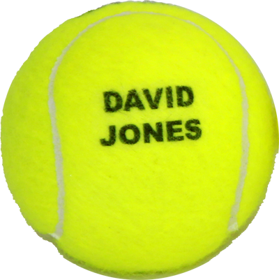 Personalised Tennis Balls