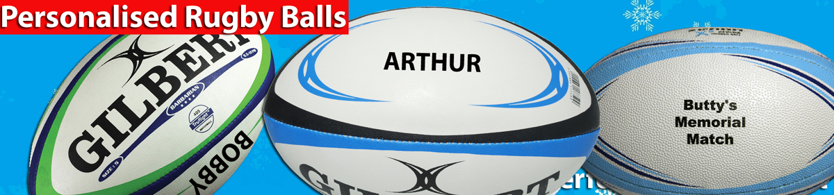 Personalized Rugby balls 