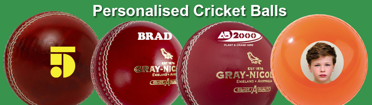 Personalised Cricket balls