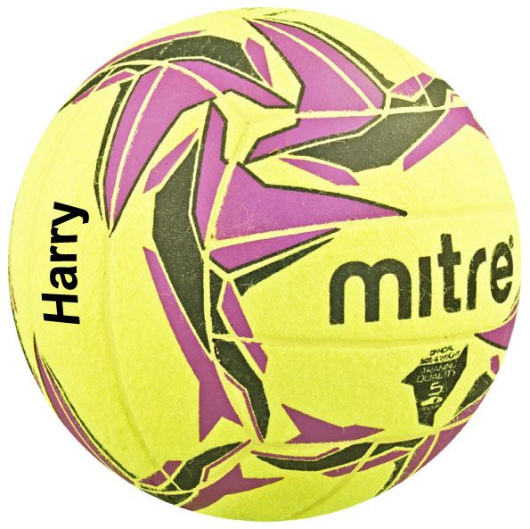 Yellow/Black/Purple Size 4 Mitre Cyclone Indoor Football 