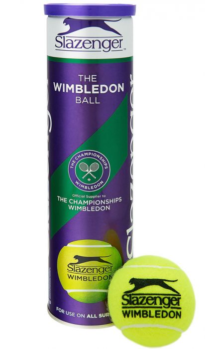 Slazenger WIMBLEDON Tennis Ball TIN 12 Balls 3 x 4 