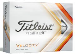 Titleist Velocity White printed golf balls | Best4SportsBalls